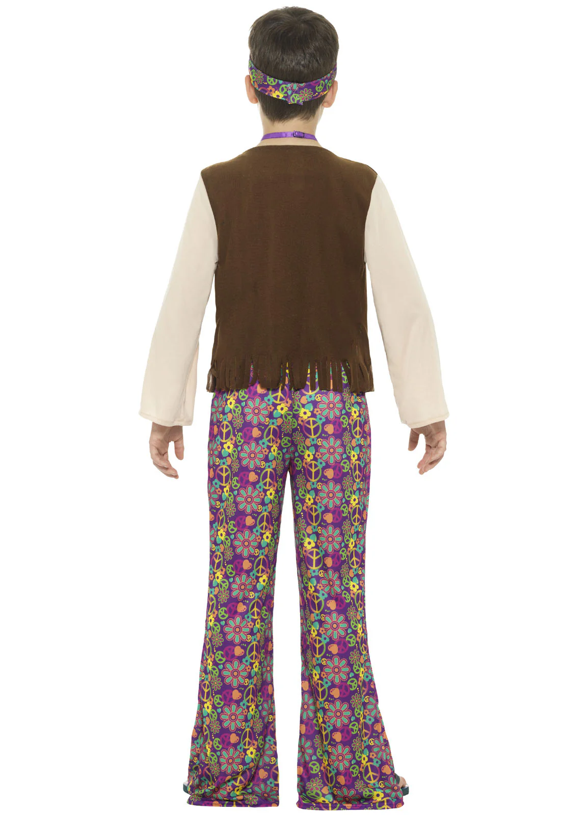 60's Hippie Boy Costume Child - Image 3