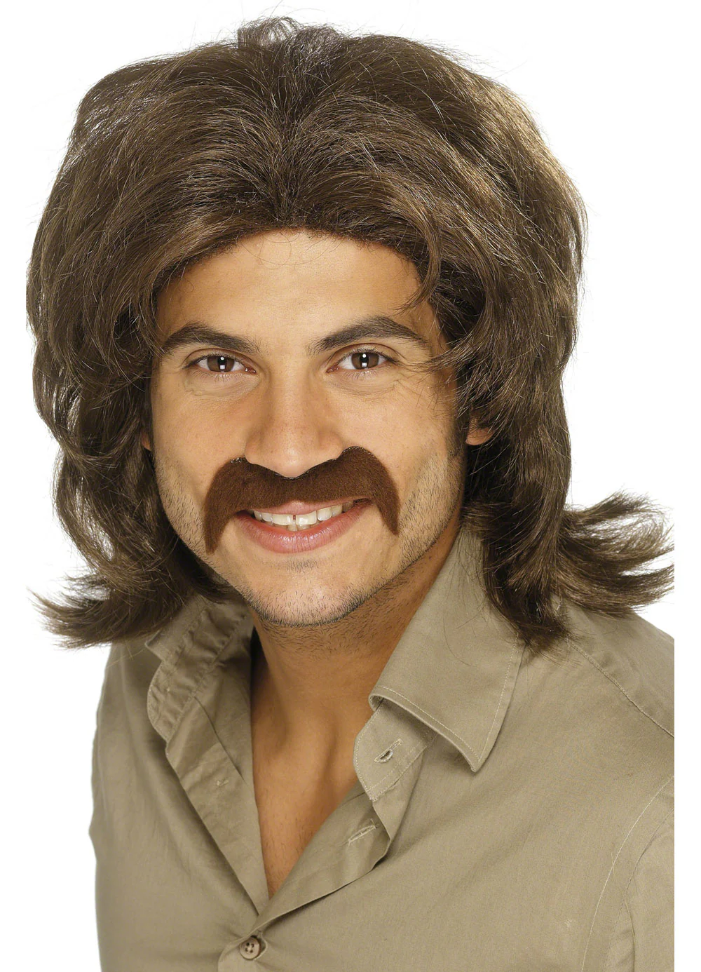 70's Guy Wig Brown
