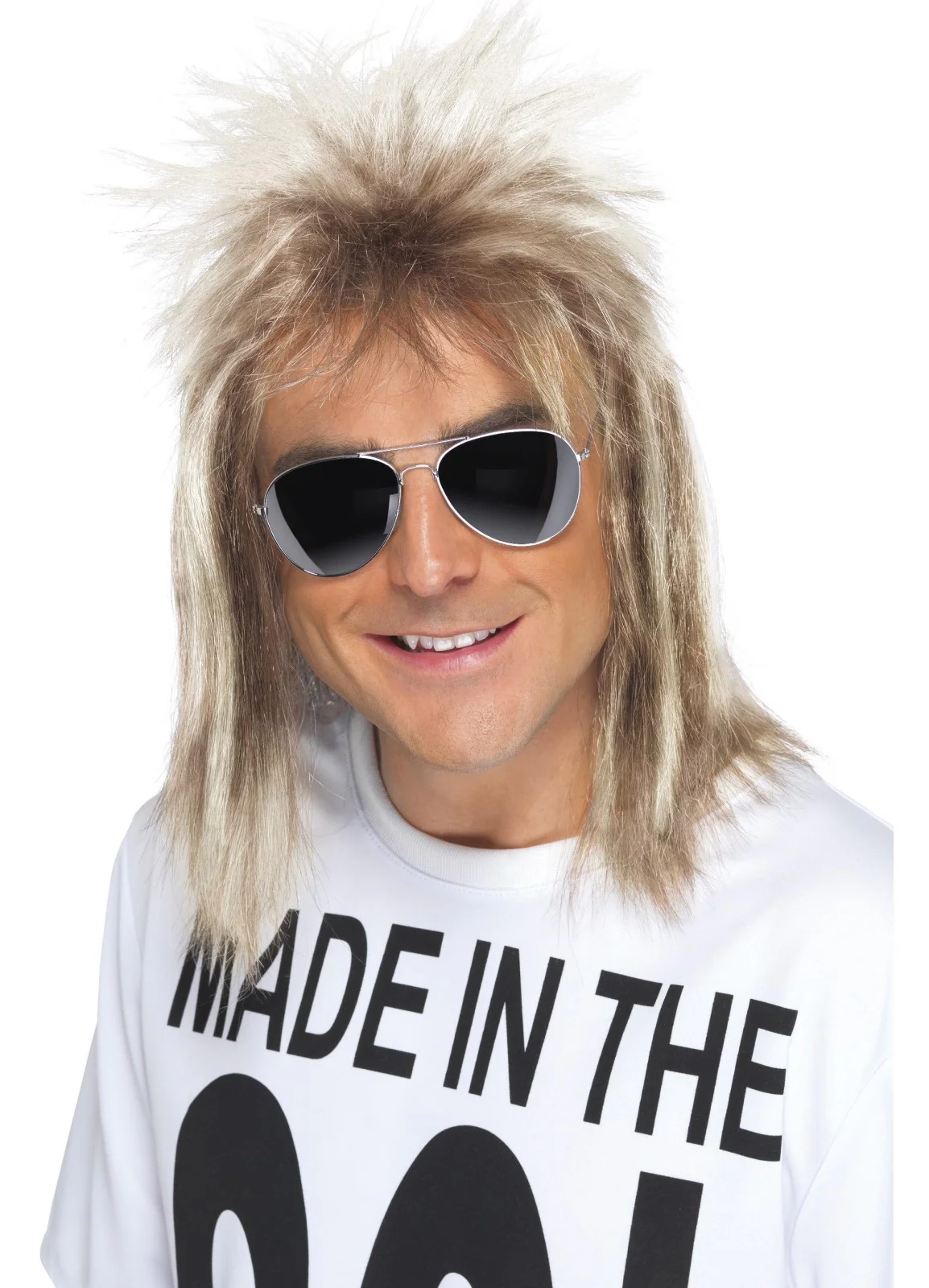 80's Blonde Mullet Wig