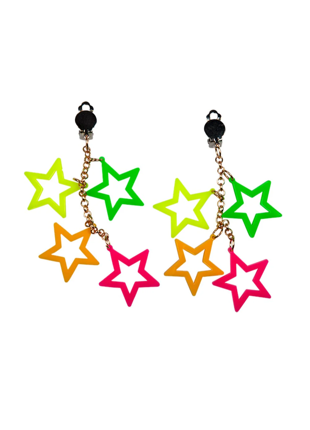 80's Star Earrings - Image 2