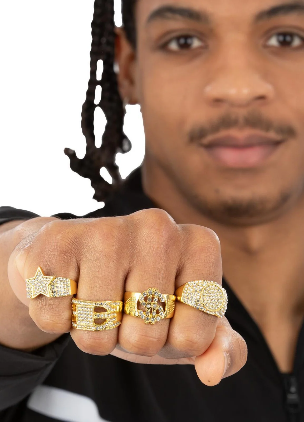 90's Bling Bling Rings