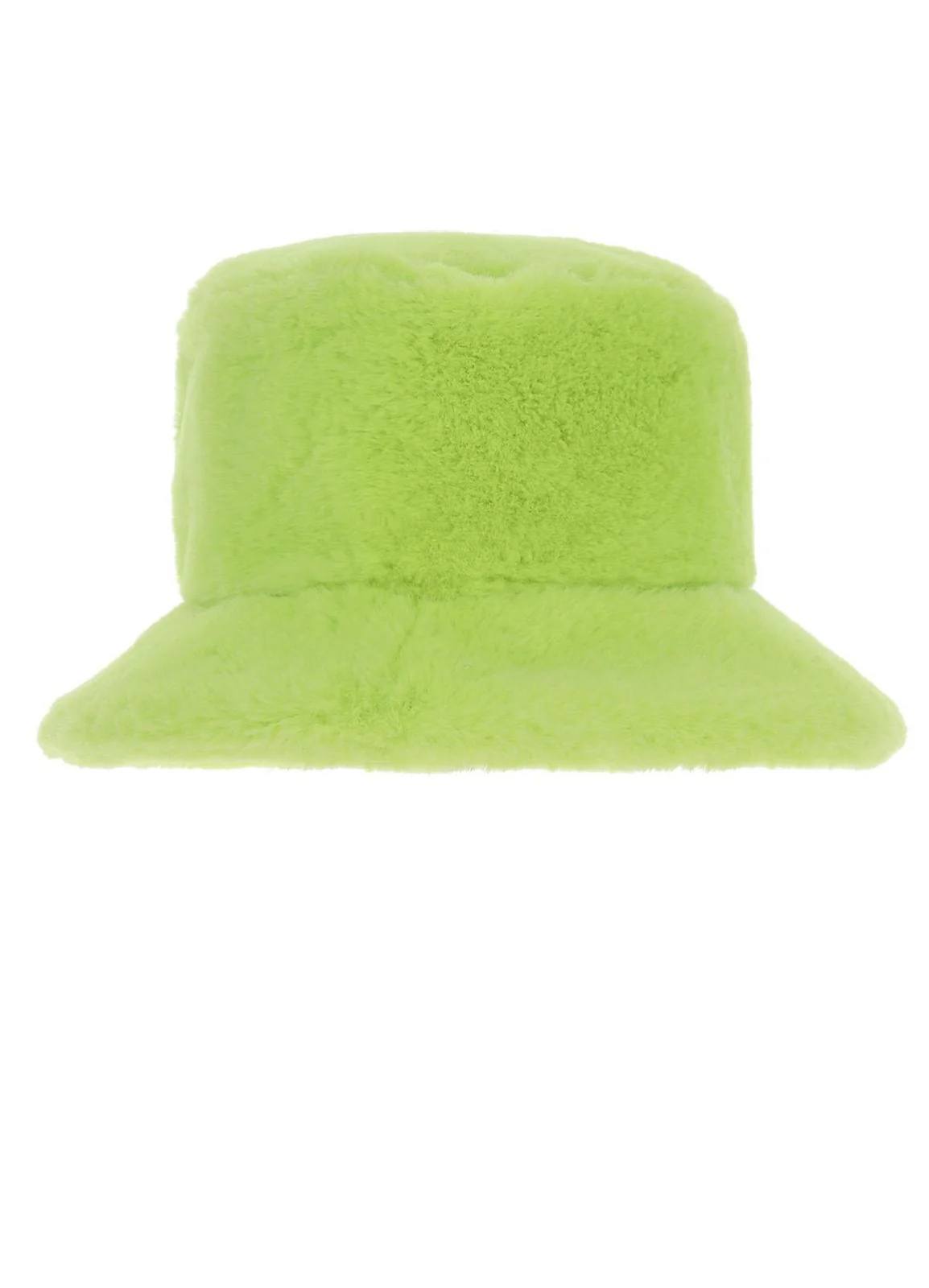 90s Green Fur Bucket Hat - Image 3