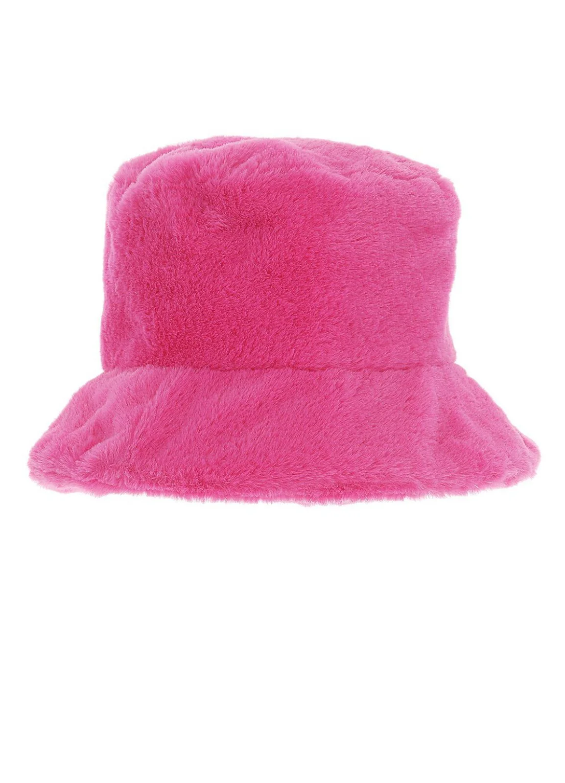 90s Pink Fur Bucket Hat - Image 3
