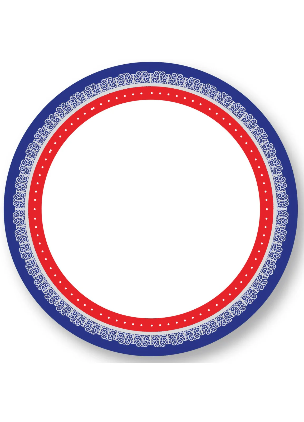 Union Jack Circular Platter