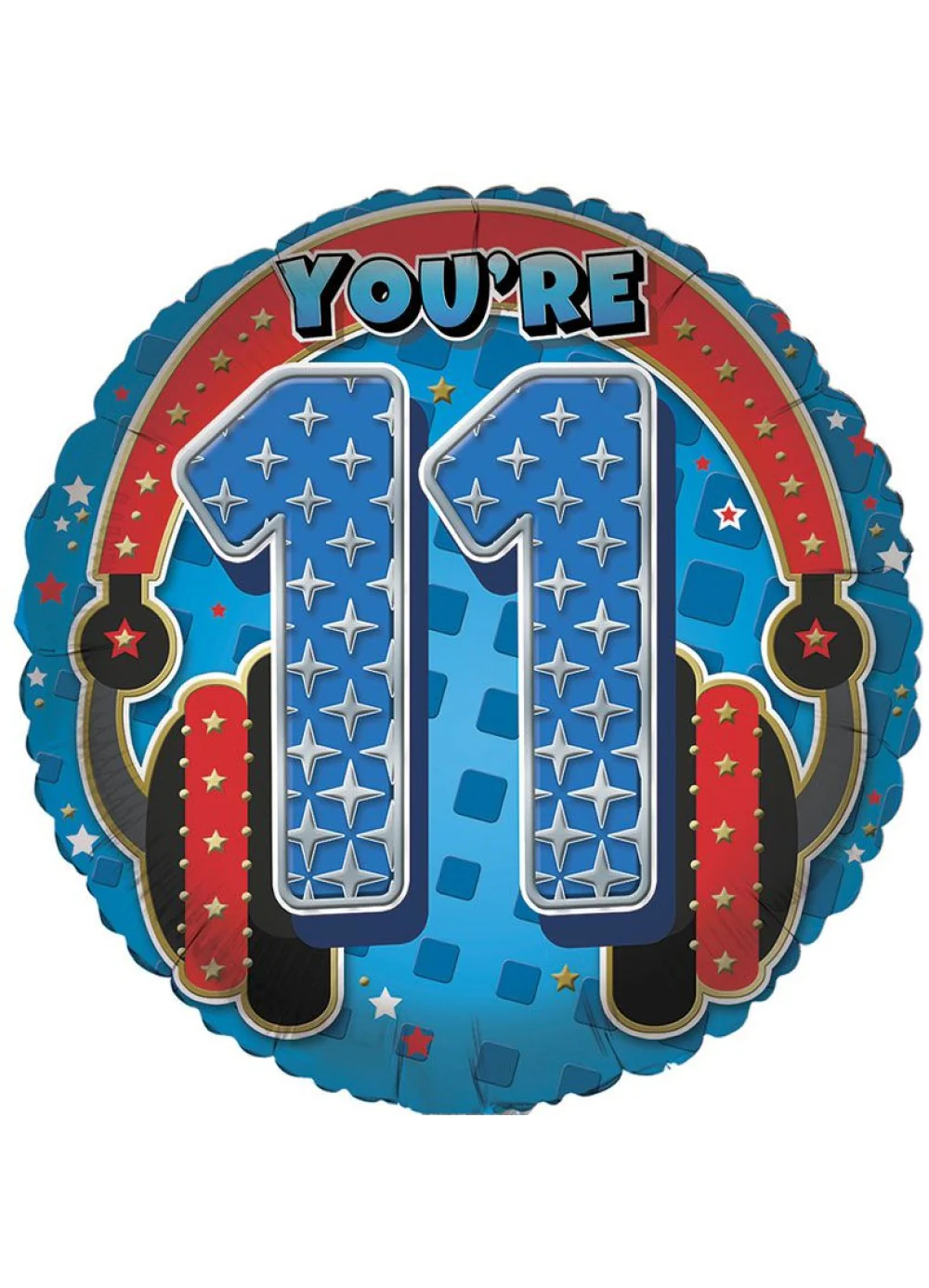 Age 11 Boy Foil Balloon - Image 2
