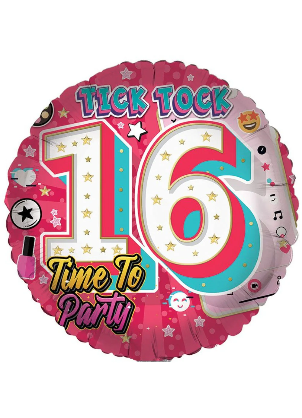 Age 16 Girl Foil Balloon - Image 2