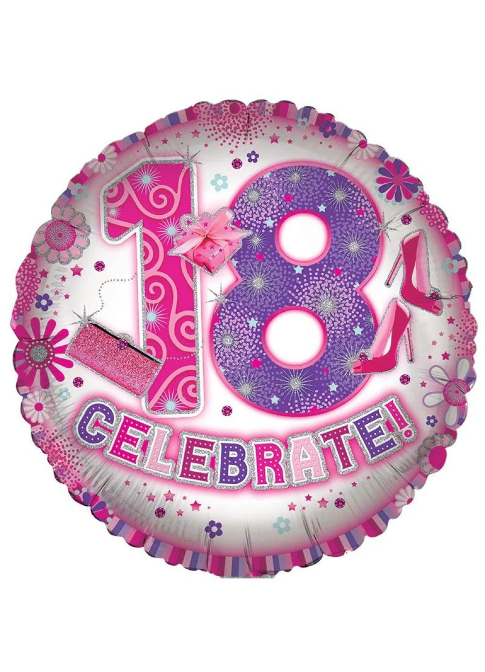 Age 18 Girl Foil Balloon