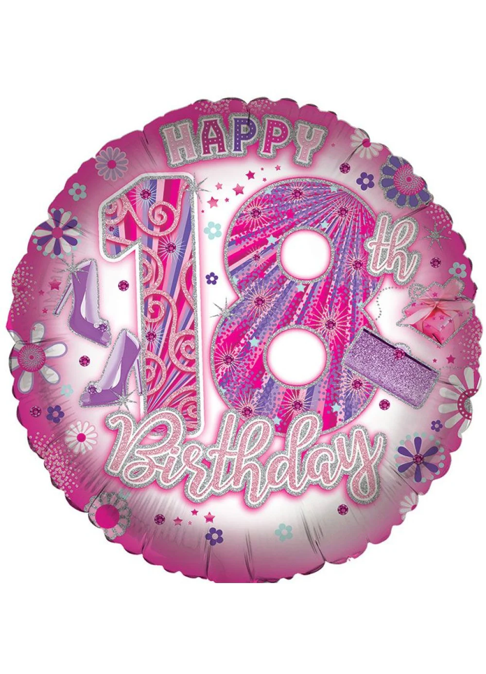 Age 18 Girl Foil Balloon - Image 2