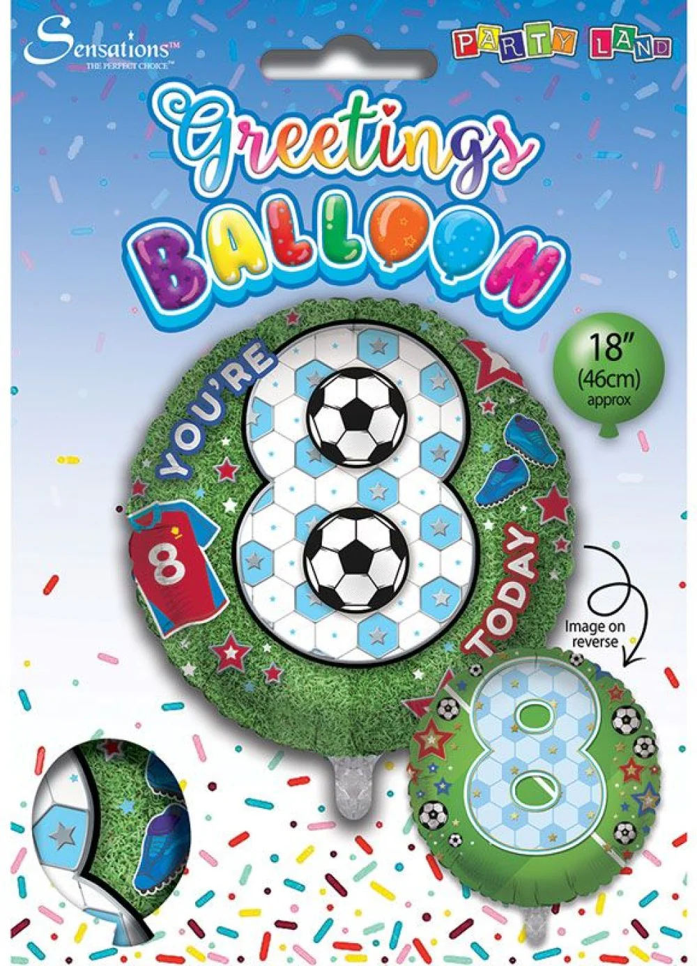Age 8 Boy Foil Balloon - Image 3