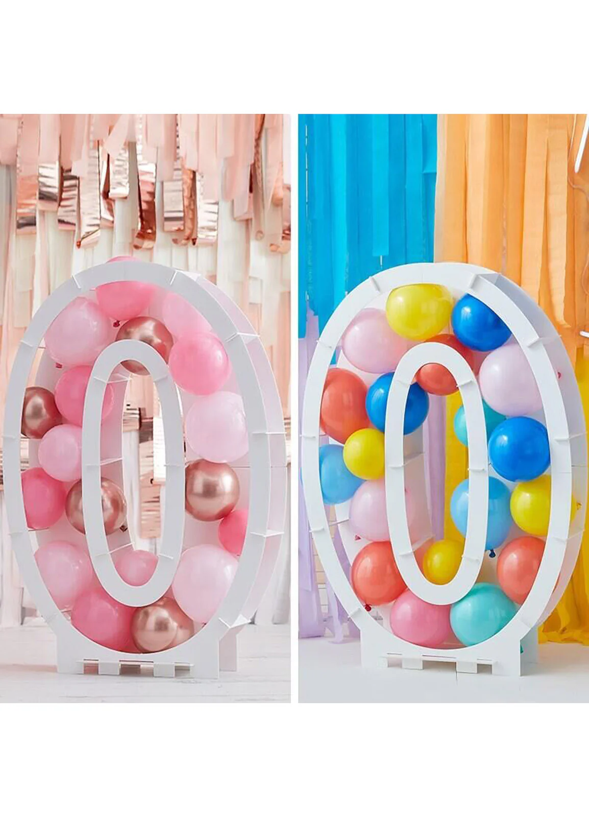 Balloon Mosaic Number 0 Stand