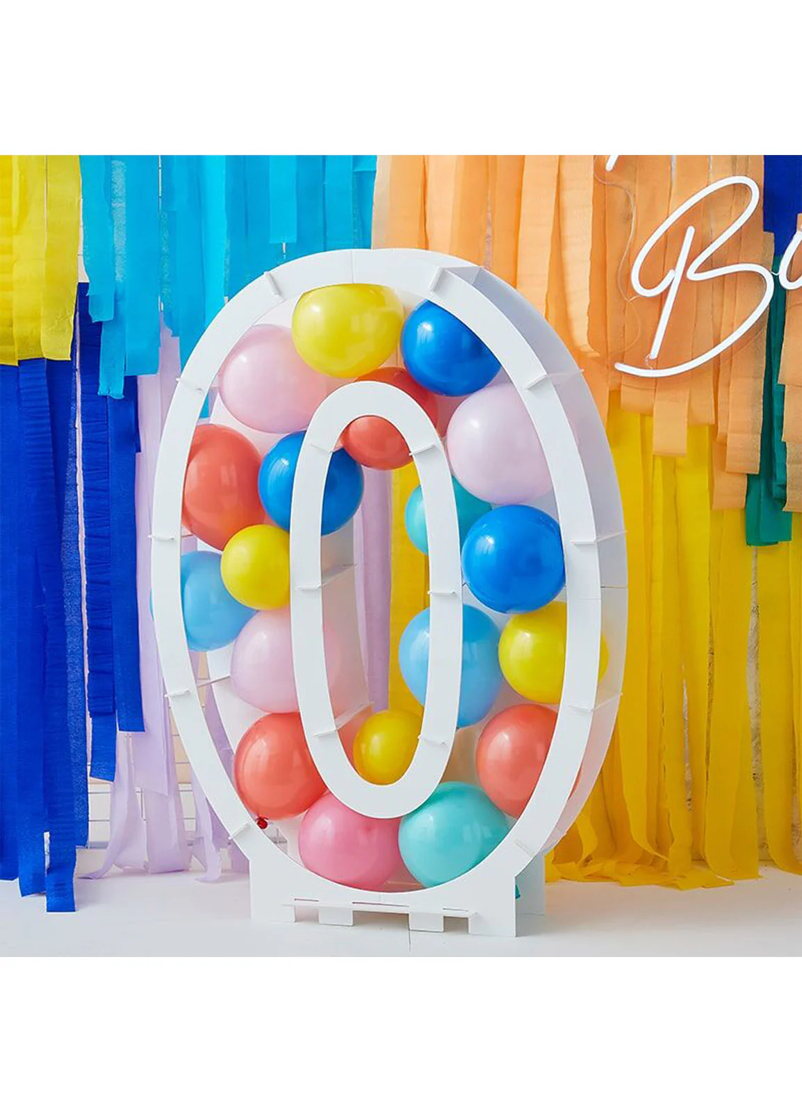 Balloon Mosaic Number 0 Stand - Image 2