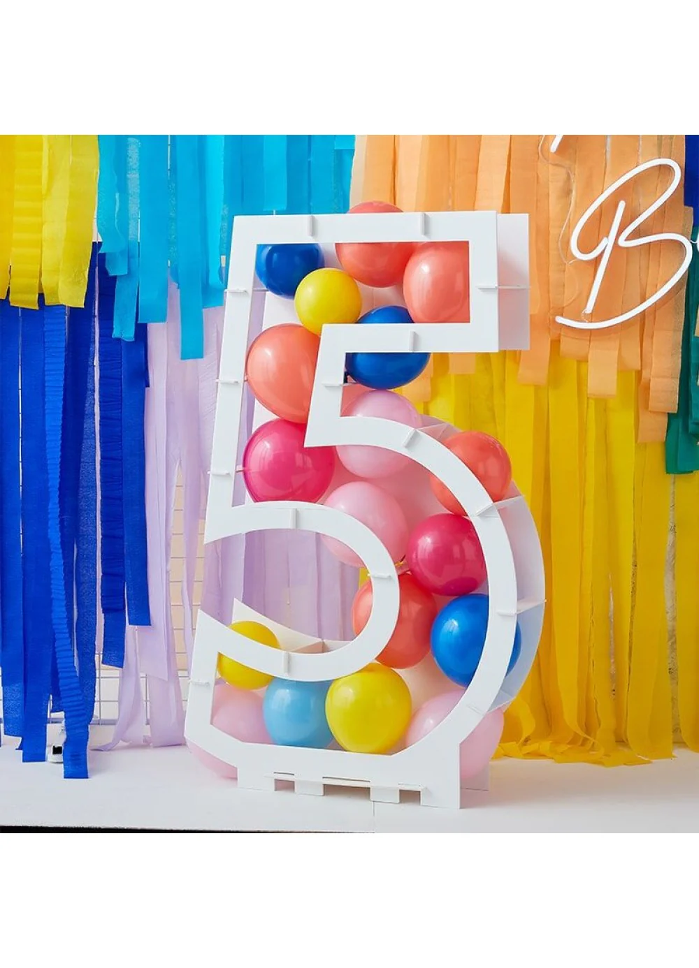 Balloon Mosaic Number 5 Stand - Image 2