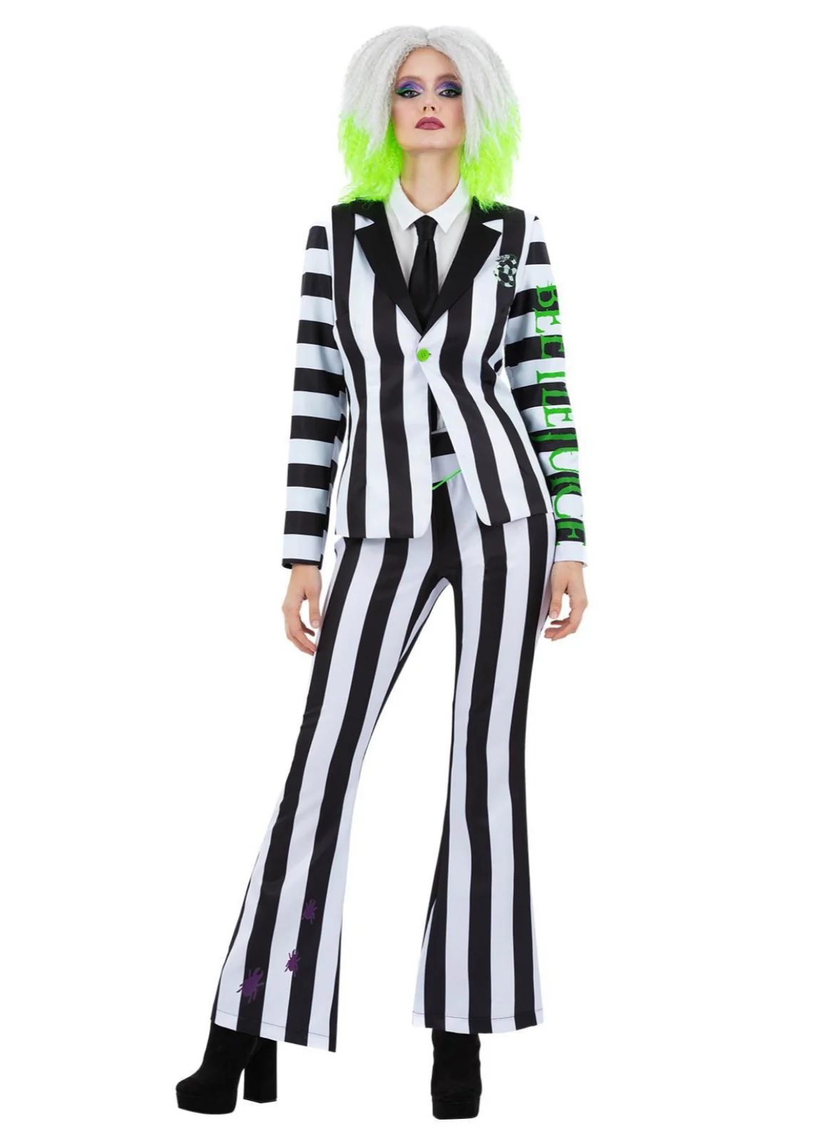 Beetlejuice Suit Lady Costume - Image 2