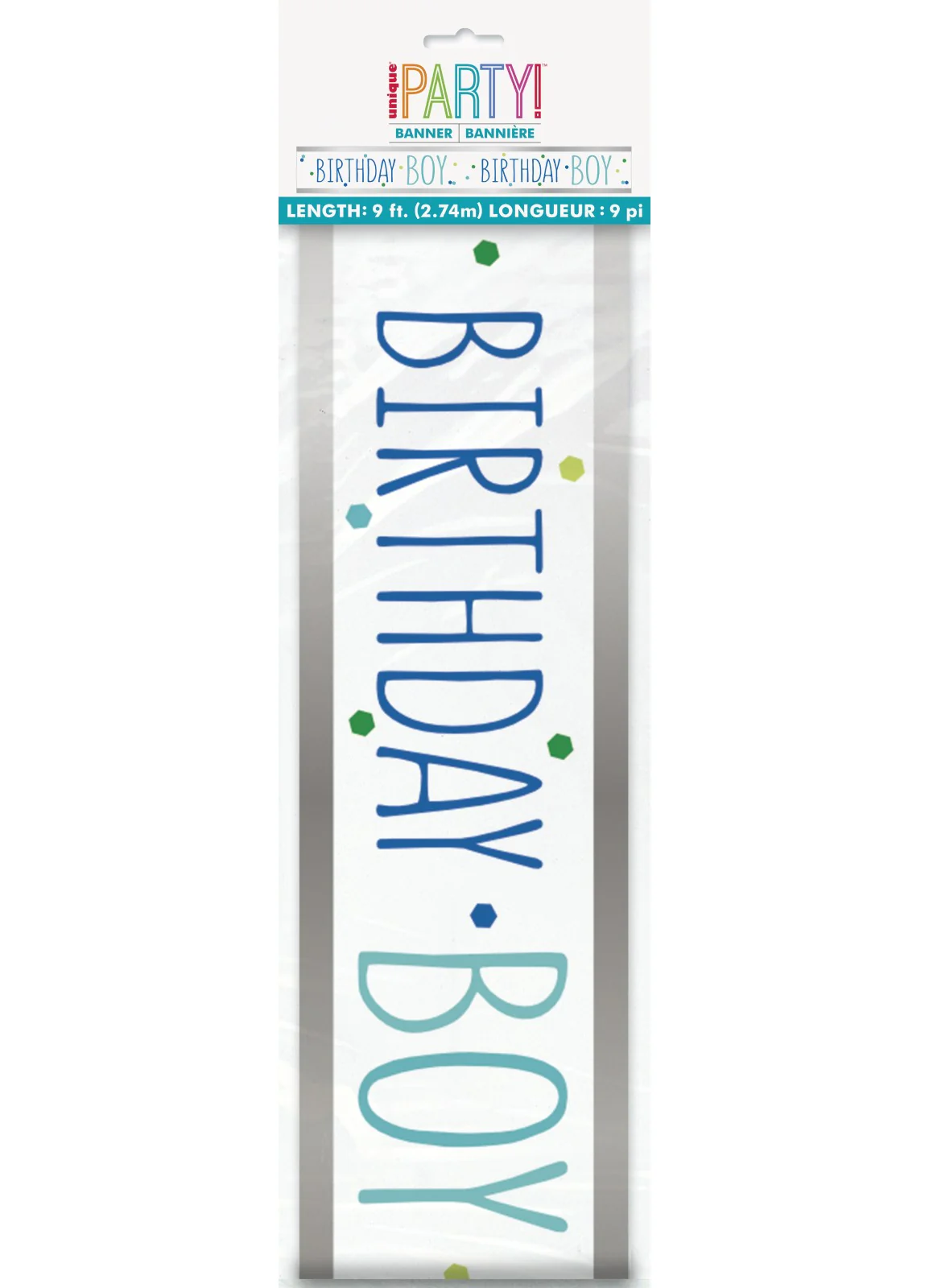 Birthday Boy Foil Banner - Image 2
