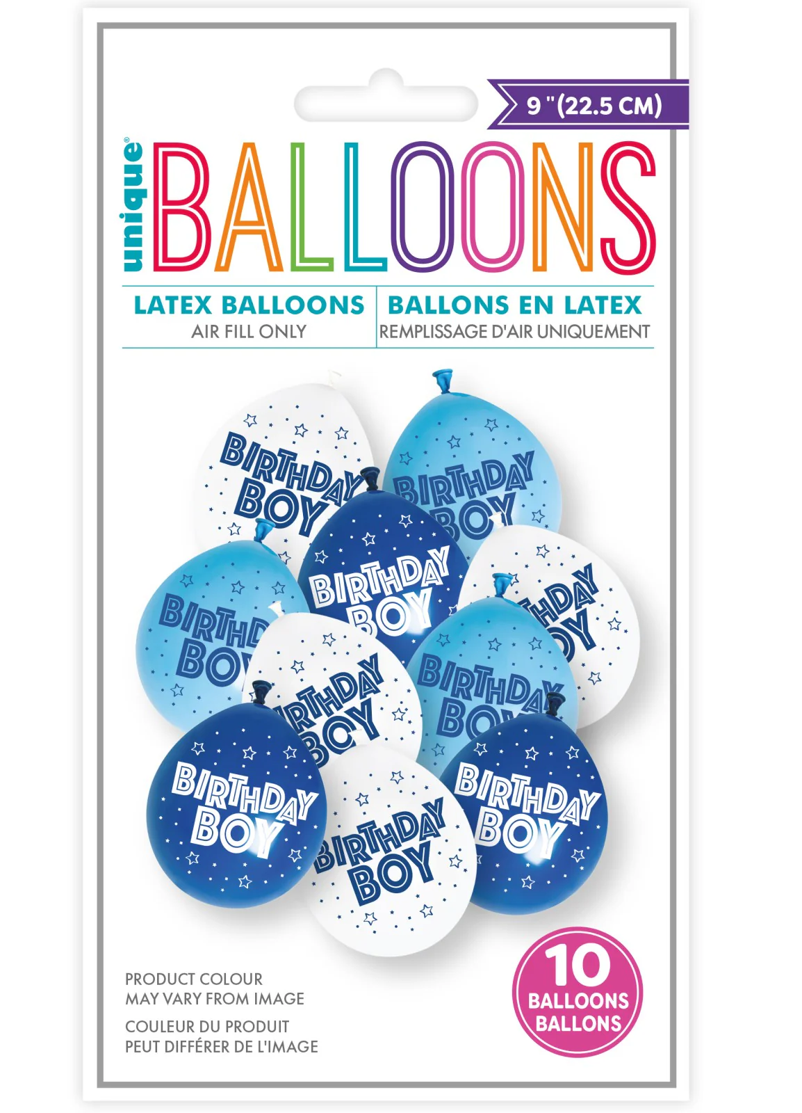 Birthday Boy Latex Balloons 10pk - Image 2