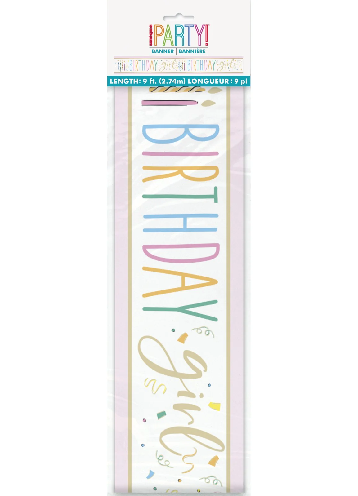 Birthday Girl Foil Banner - Image 2