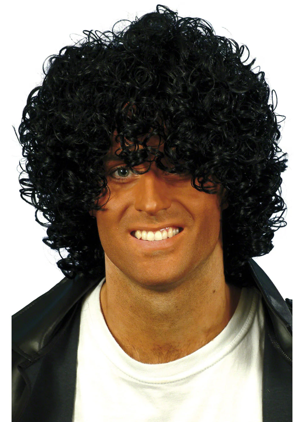 Black Afro Wet Look Wig