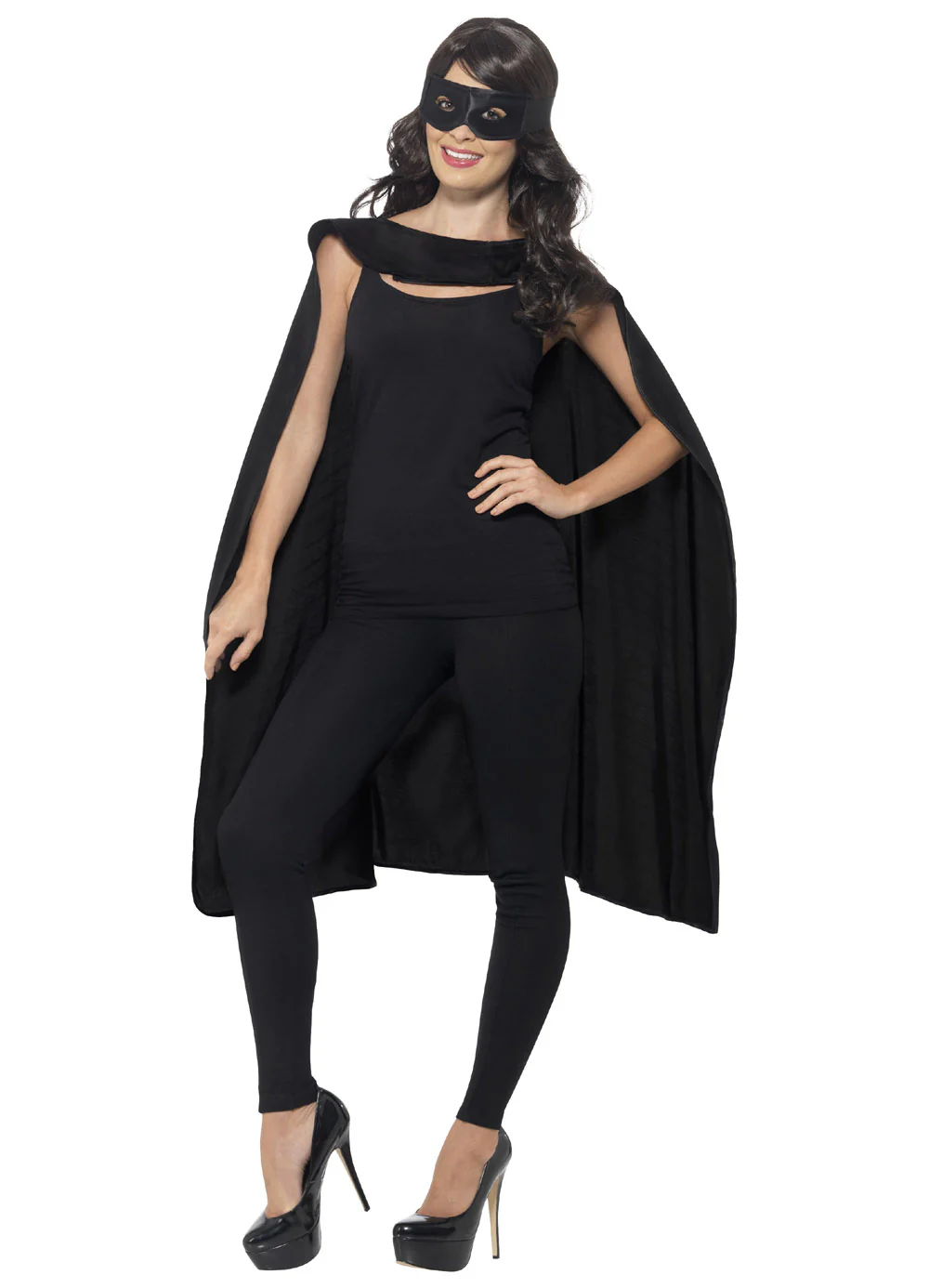 Black Cape & Eyemask