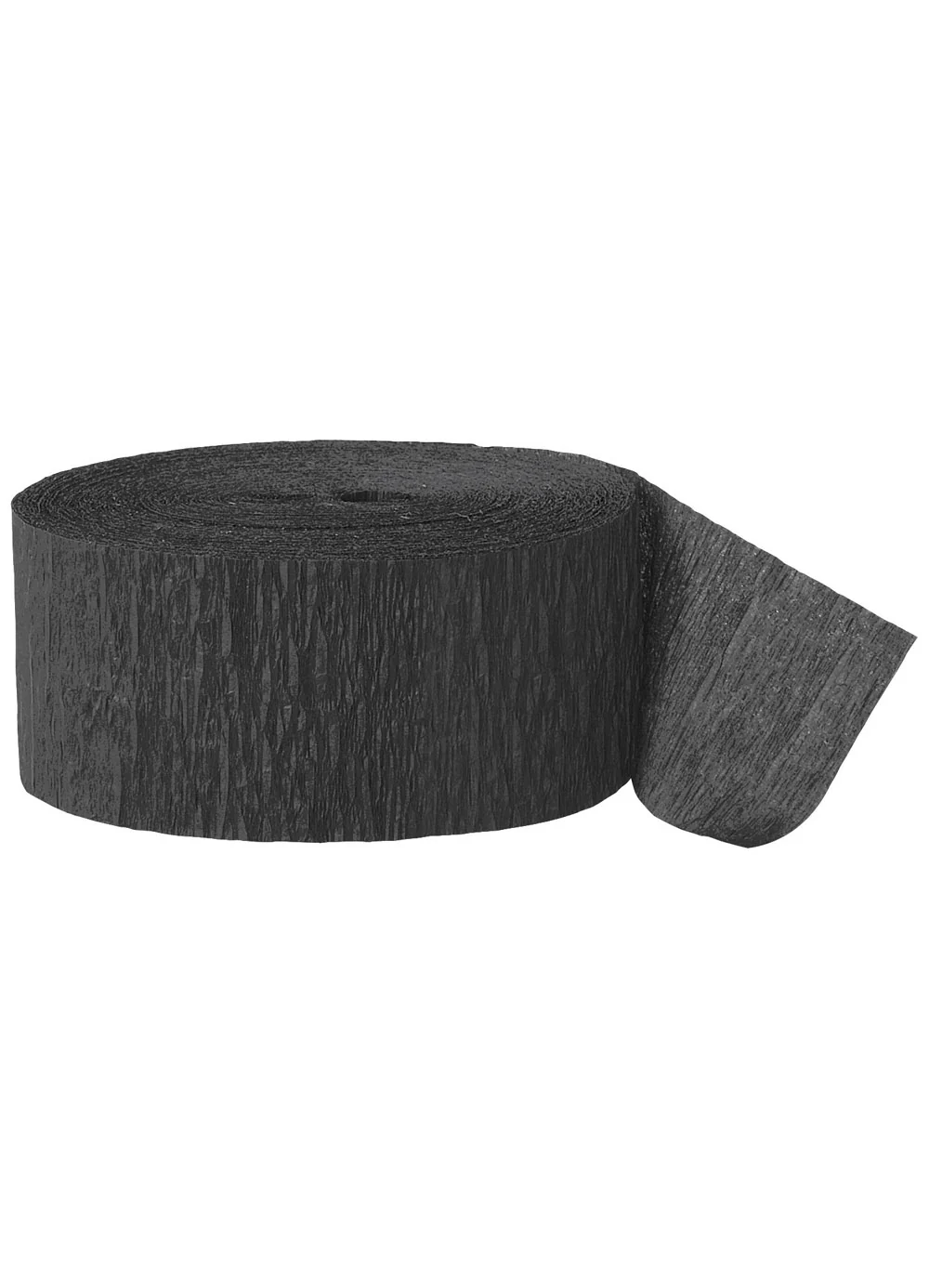 Black Crepe Streamer