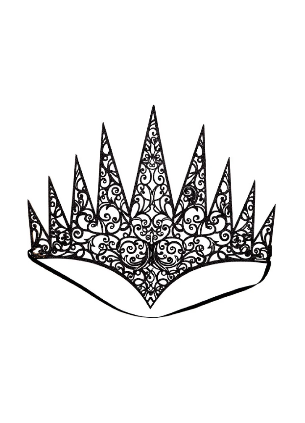 Black Fantasy Crown - Image 2