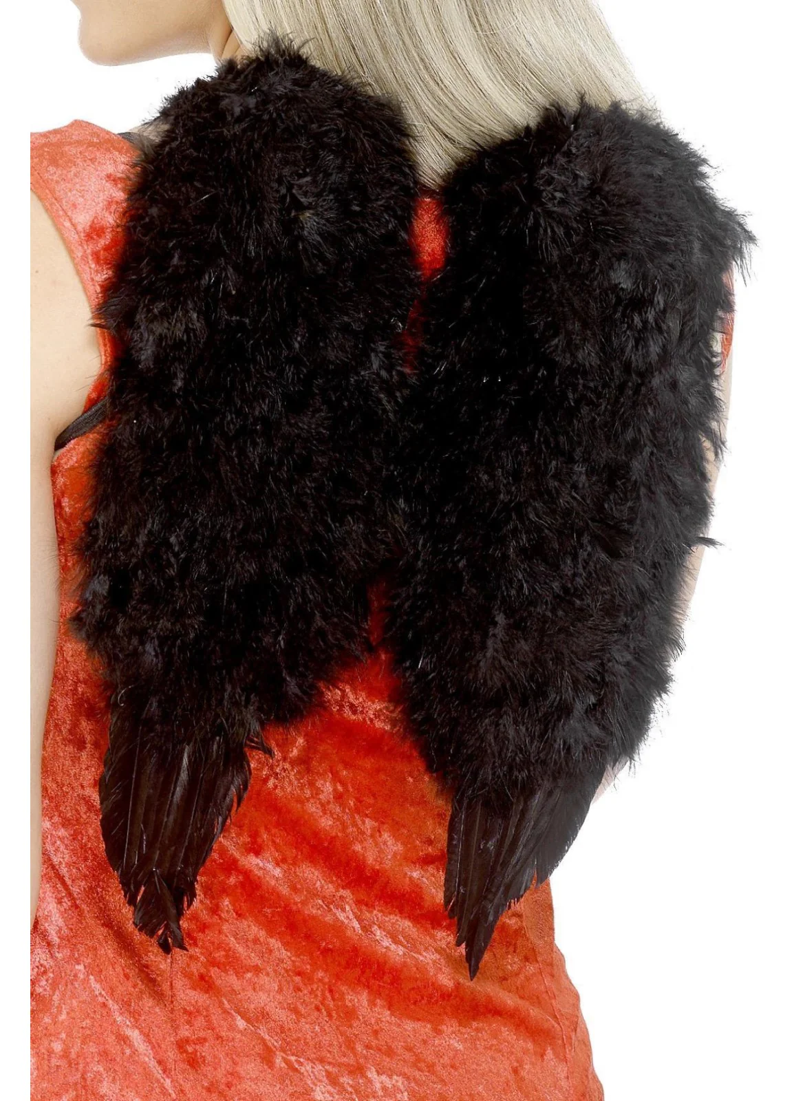 Black Feather Angel Wings