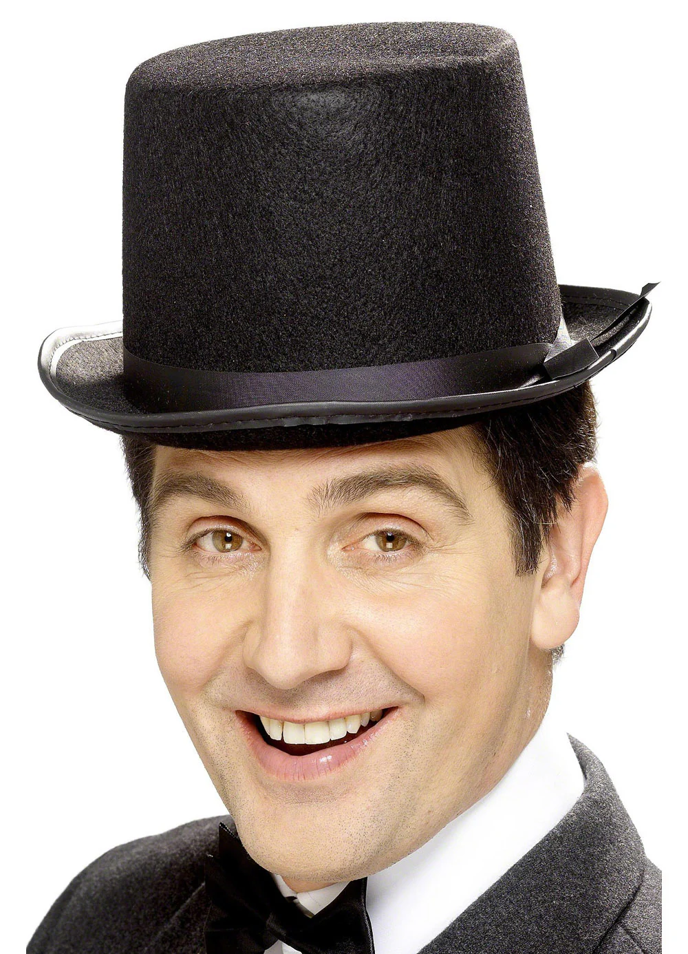 Black Felt Topper Hat