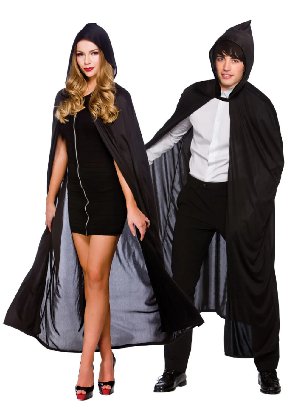Black Hooded Cape