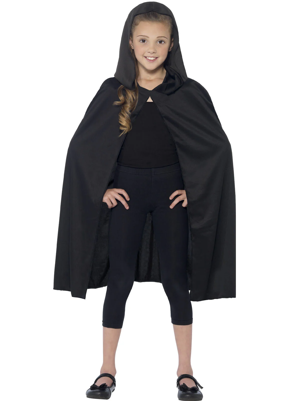 Black Hooded Cape