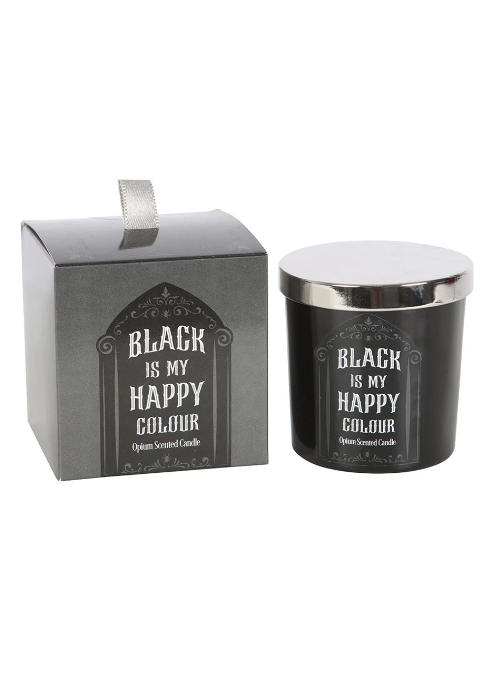 Black Is My Happy Colour Candle