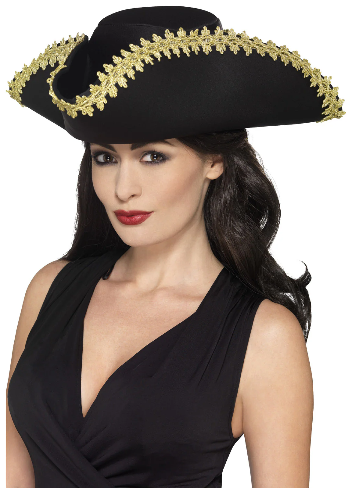 Black Pirate Hat - Image 2