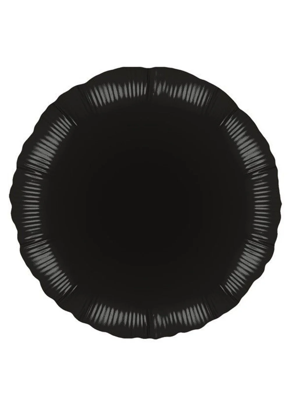Black Round Foil Balloon