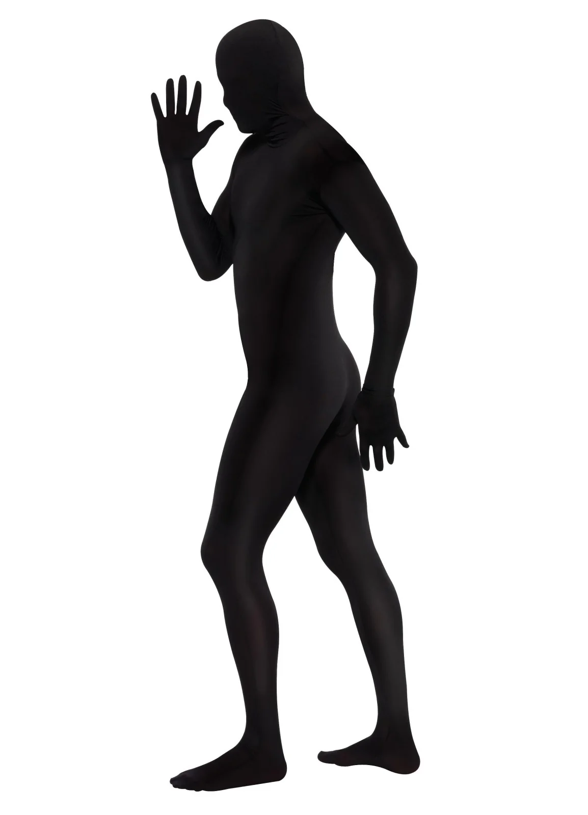 Black Second Skin Suit Adult - Image 3