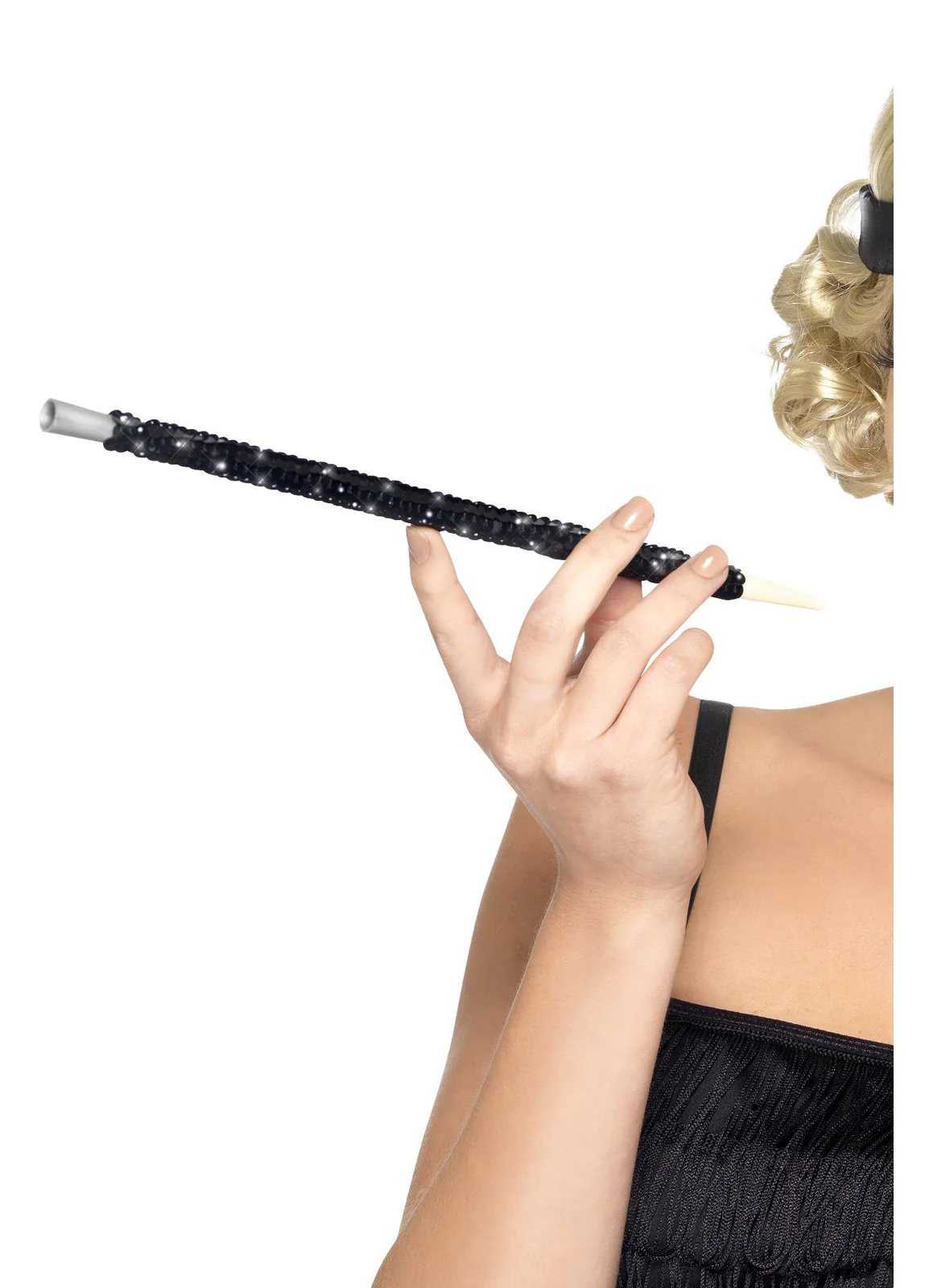 Black Sequin Cigarette Holder