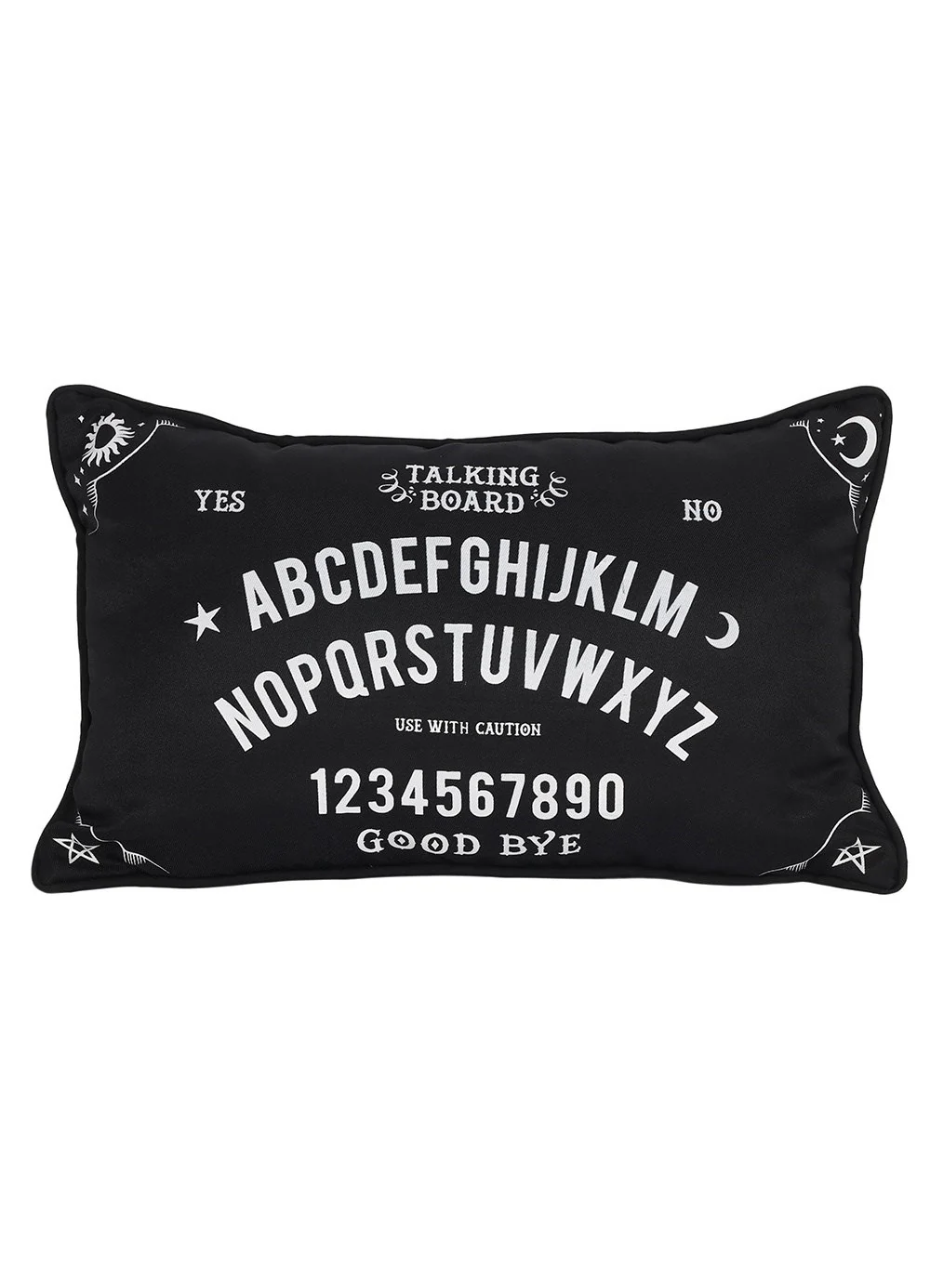 Black Talking Board Cushion