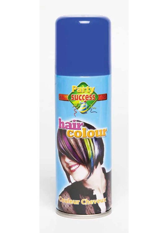 Blue Coloured Hair Spray