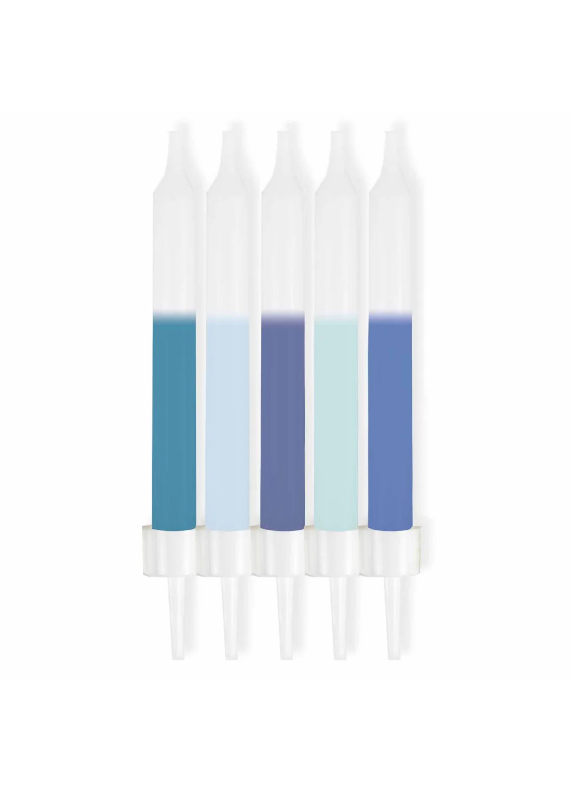 Blue Gradient Candles 10pk