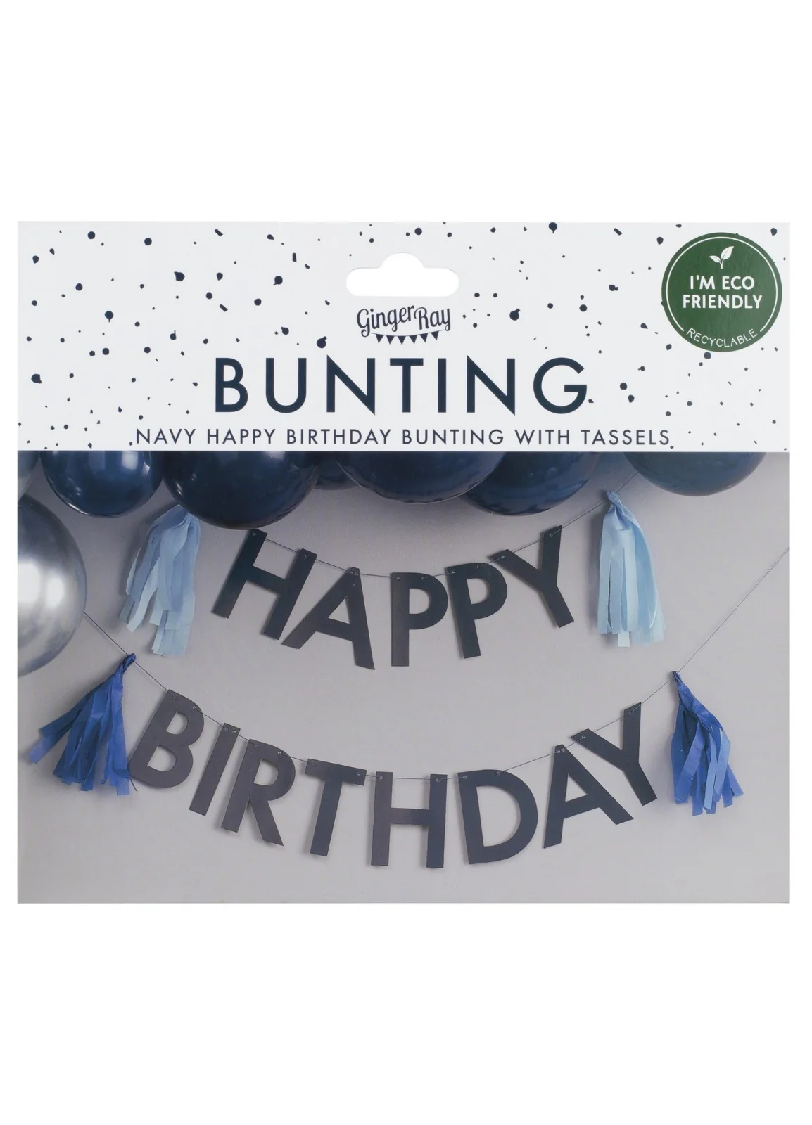 Blue Happy Birthday Bunting - Image 2