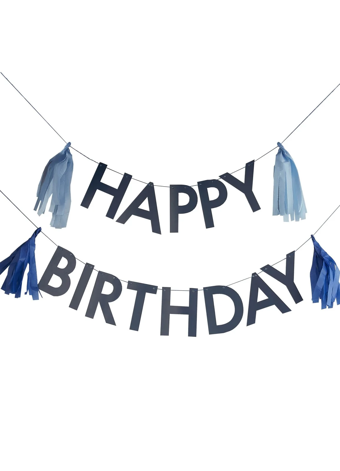 Blue Happy Birthday Bunting - Image 3