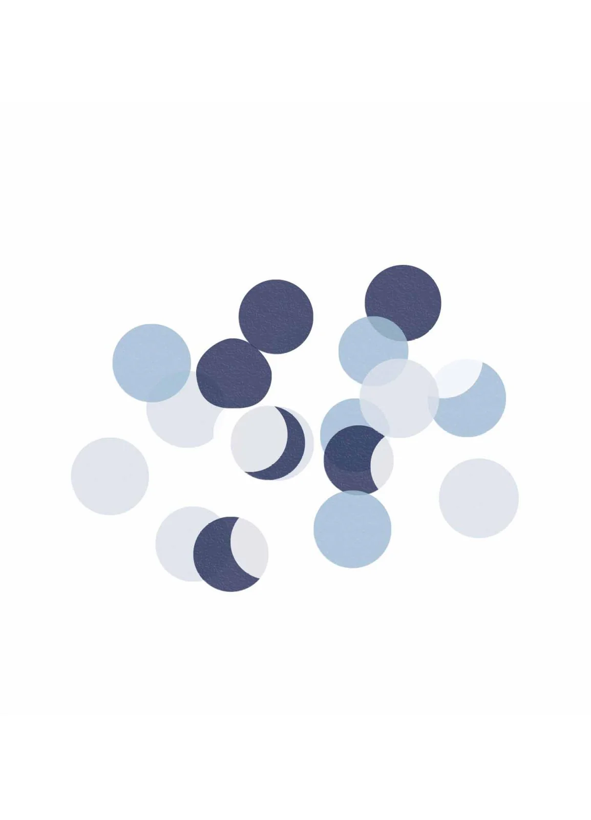Blue Mix Paper Confetti