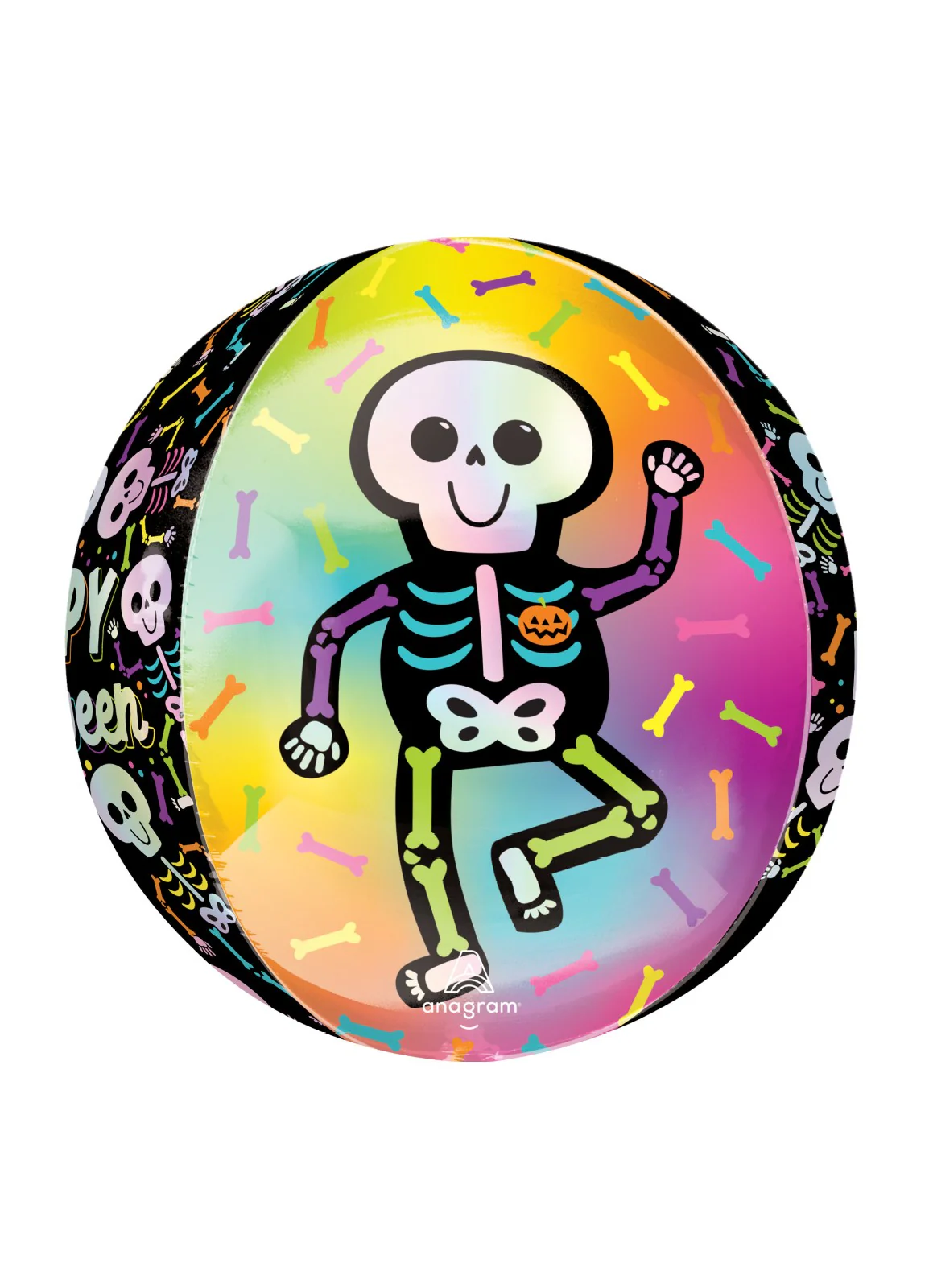 Bones Skeleton Orbz Balloon - Image 2