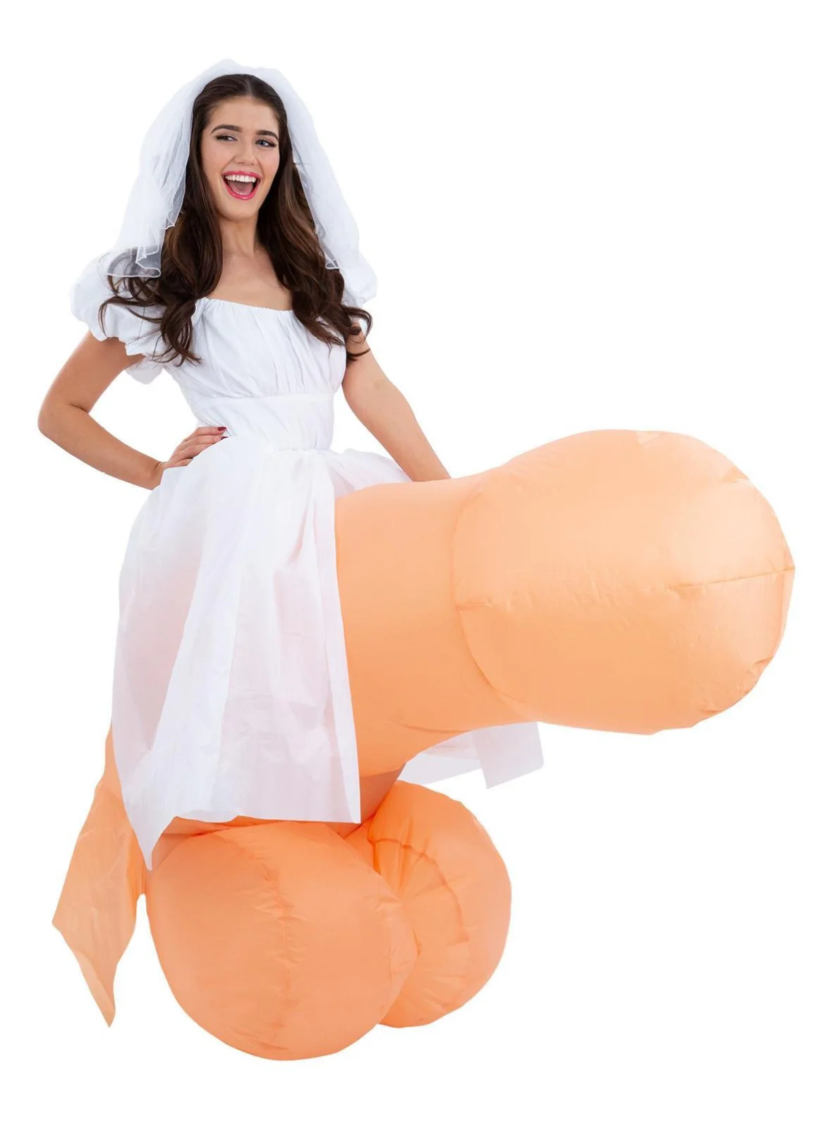Bride On Inflatable Penis Costume