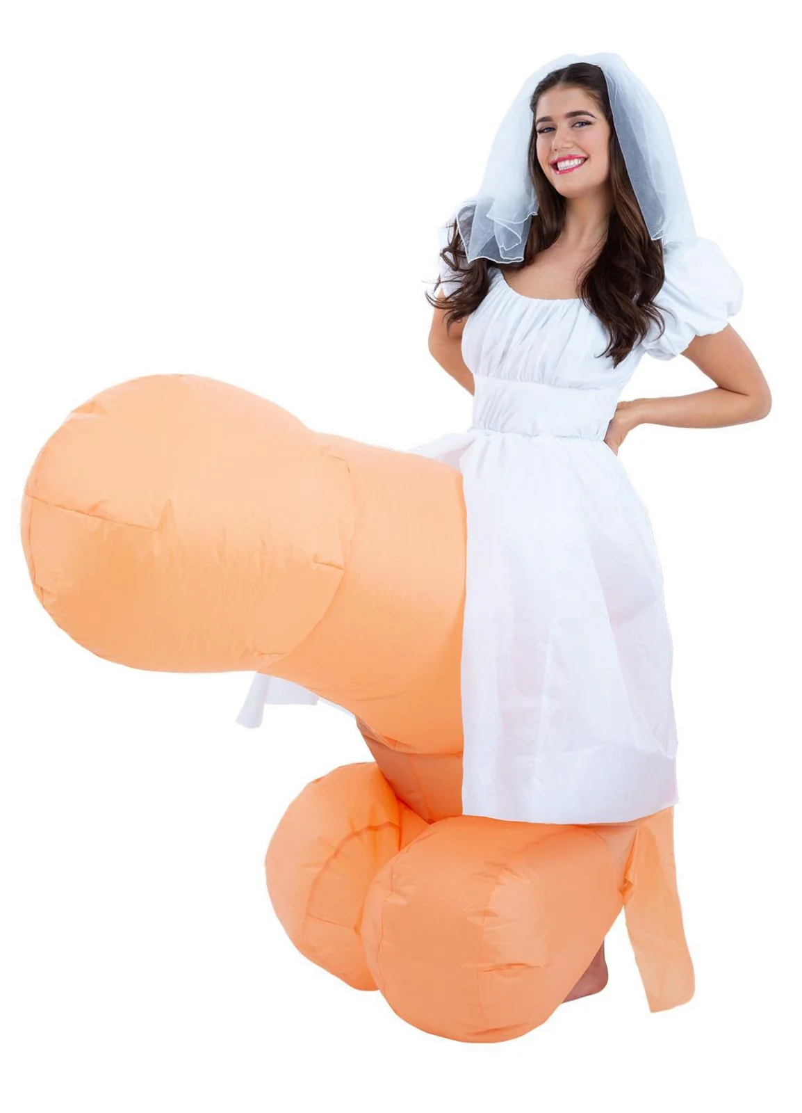 Bride On Inflatable Penis Costume - Image 2