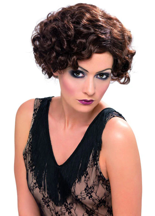 Brown Flapper Wig - Image 2