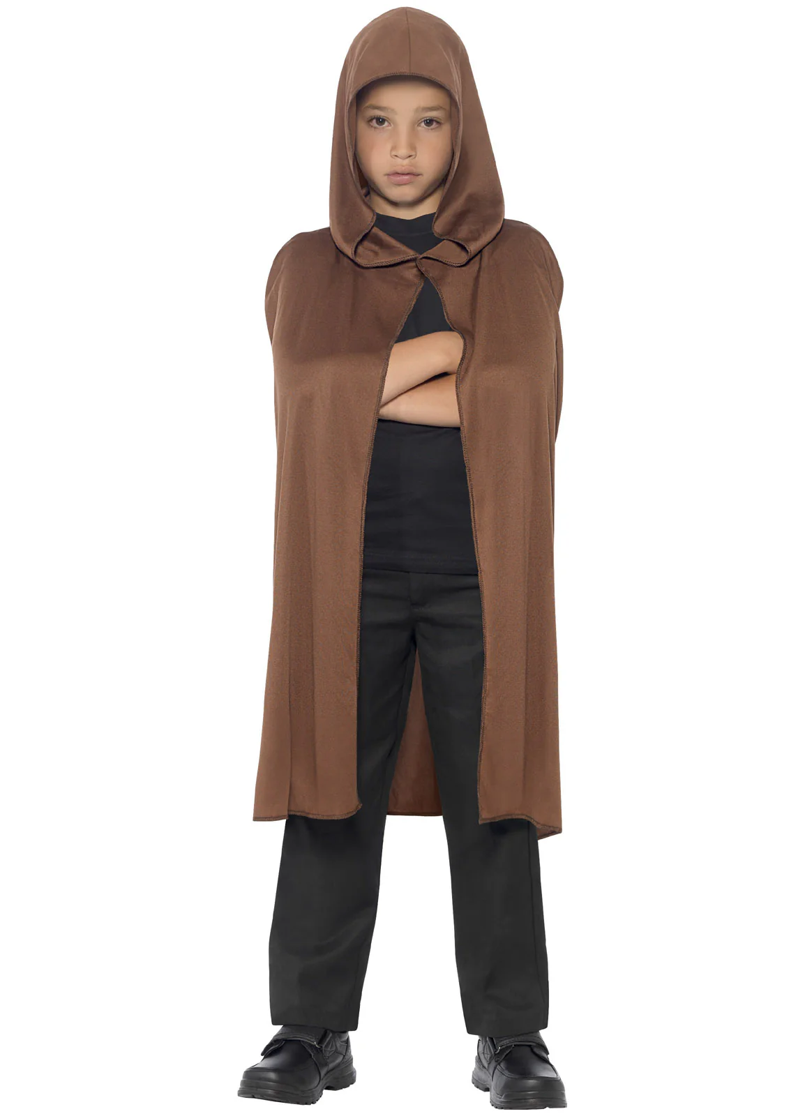 Brown Hooded Cape