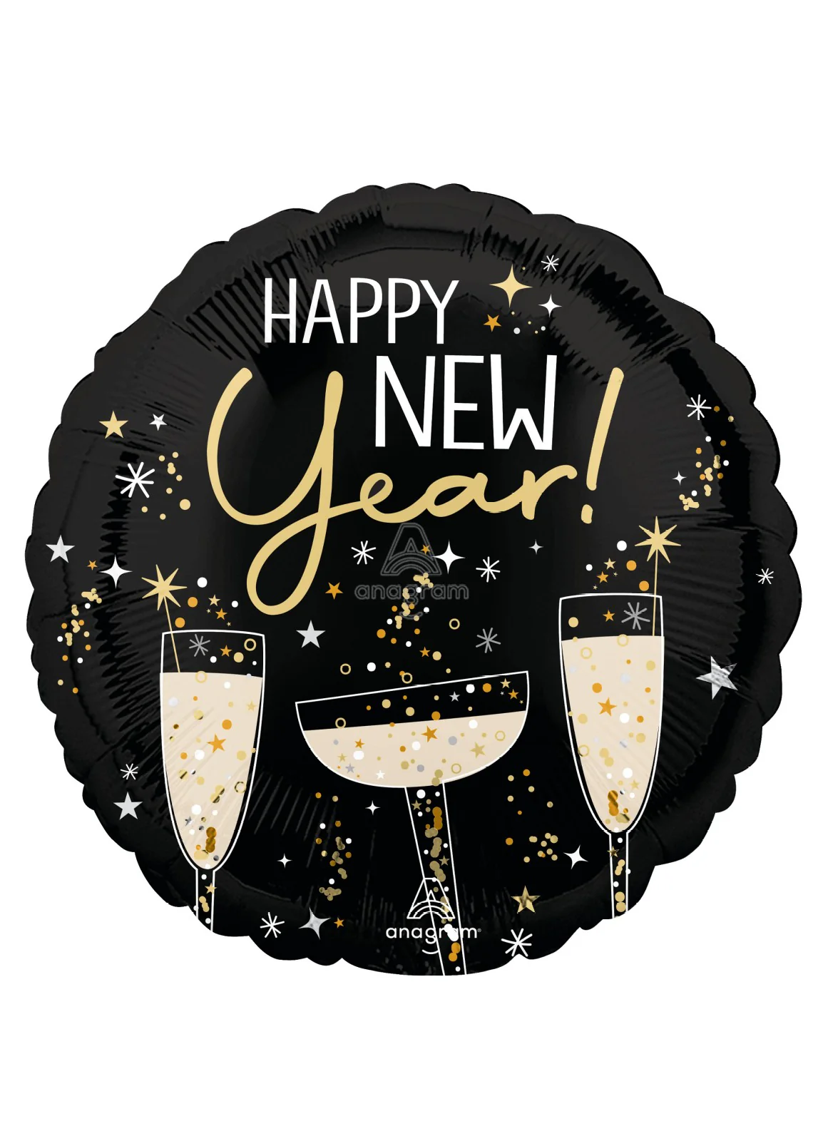 Bubbly New Year Foil Balloon