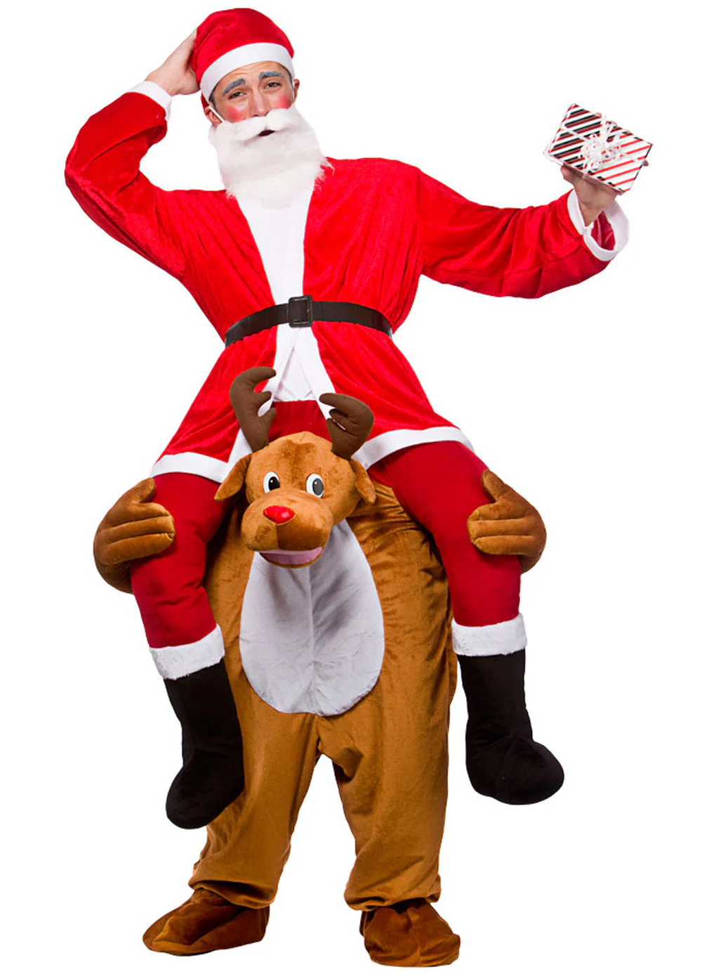 Carry Me Rudolph Reindeer Costume Adult