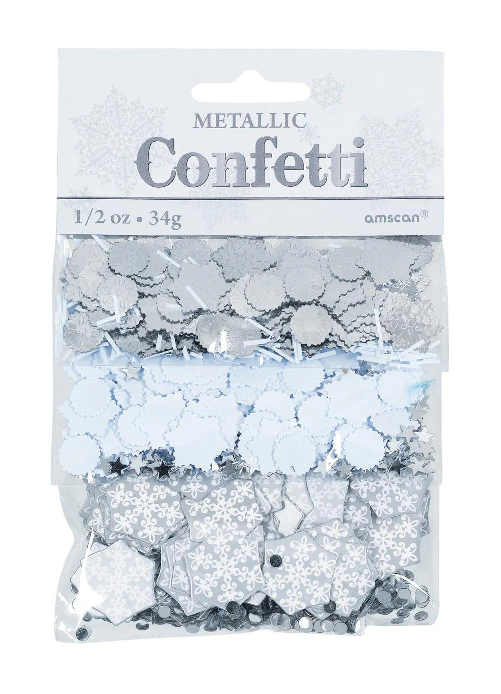 Christmas Snowflake Confetti