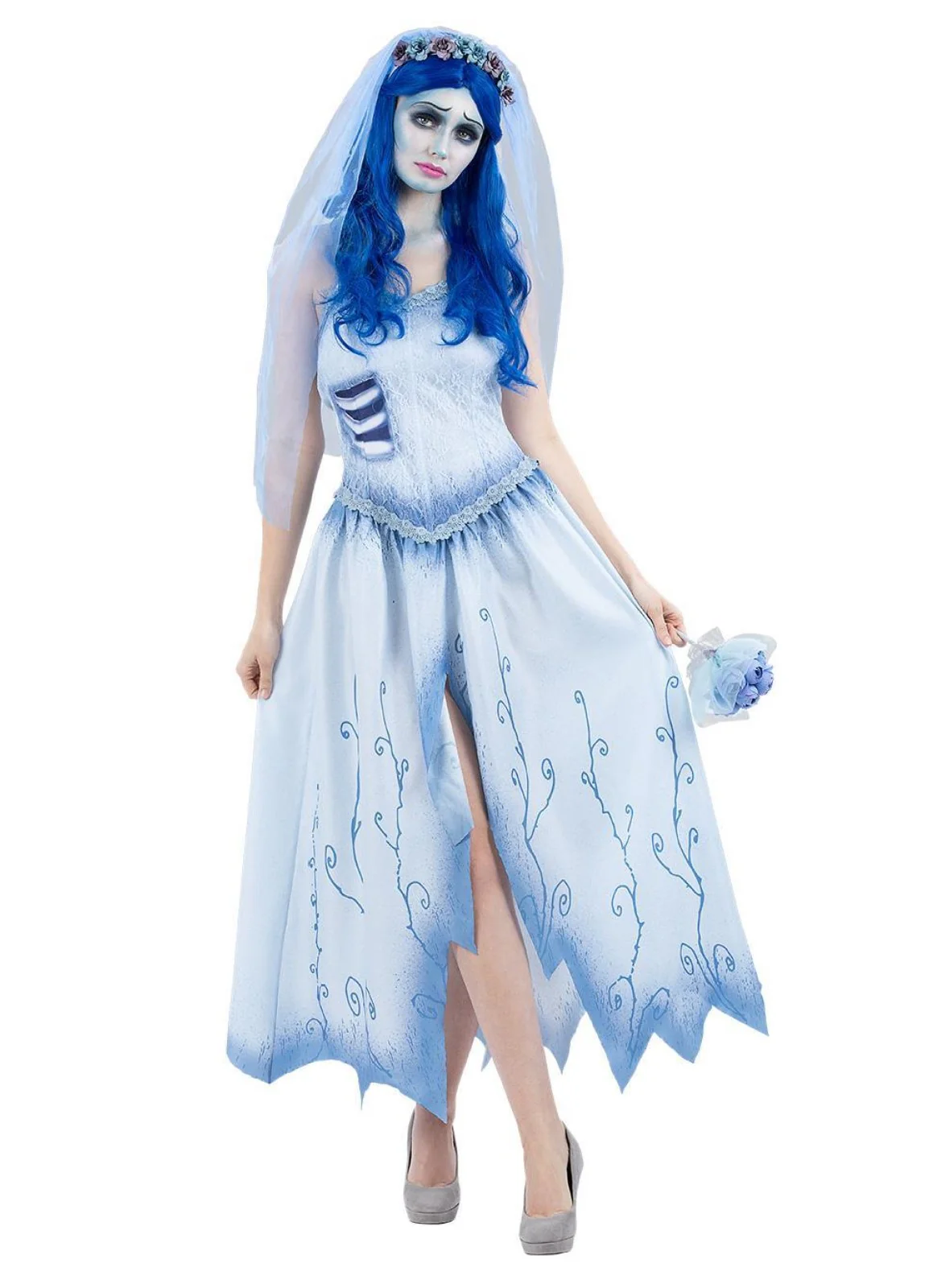 Corpse Bride Emily Costume Adult - Image 2
