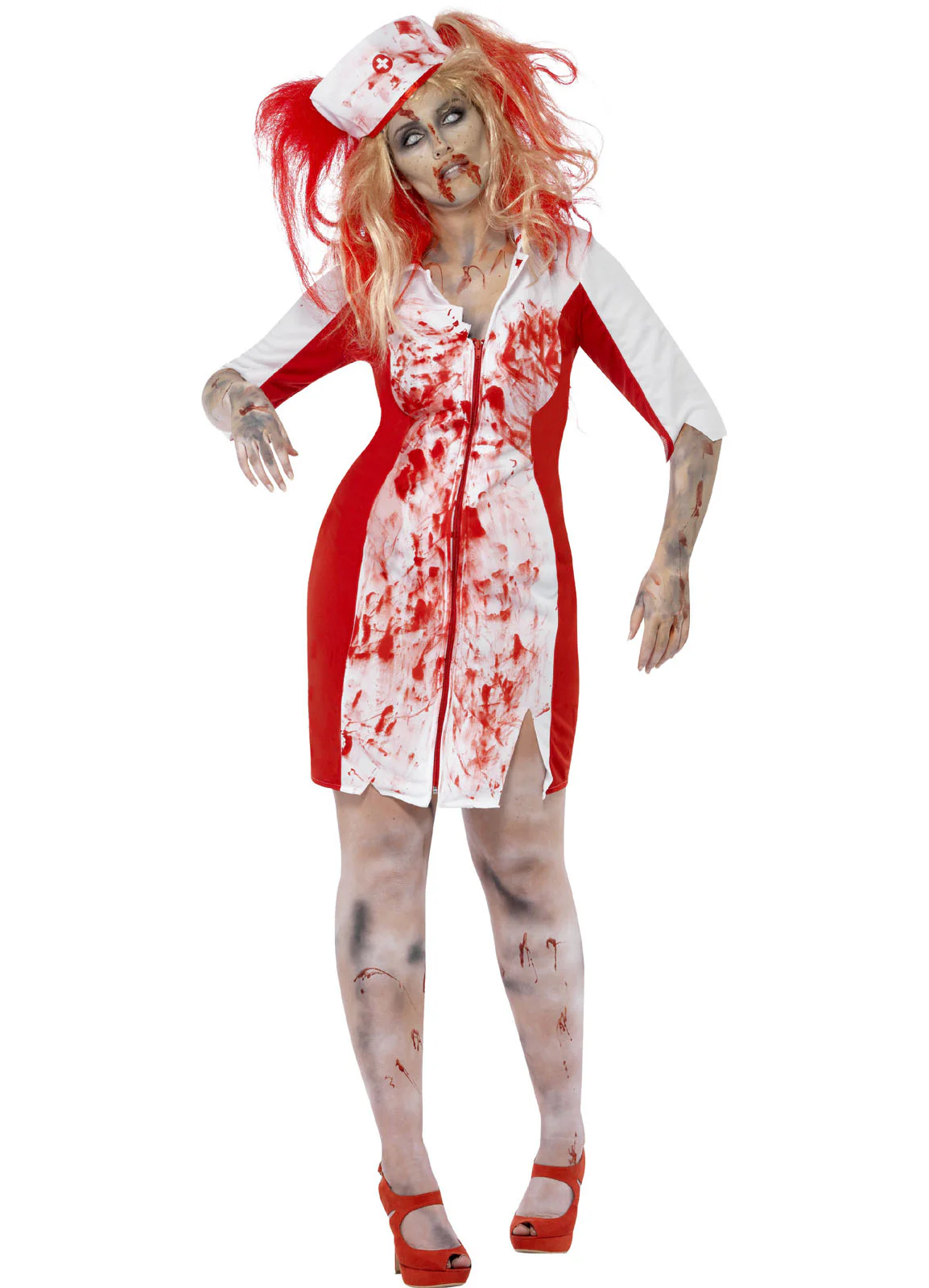Curves Zombie Nurse Costume Adult