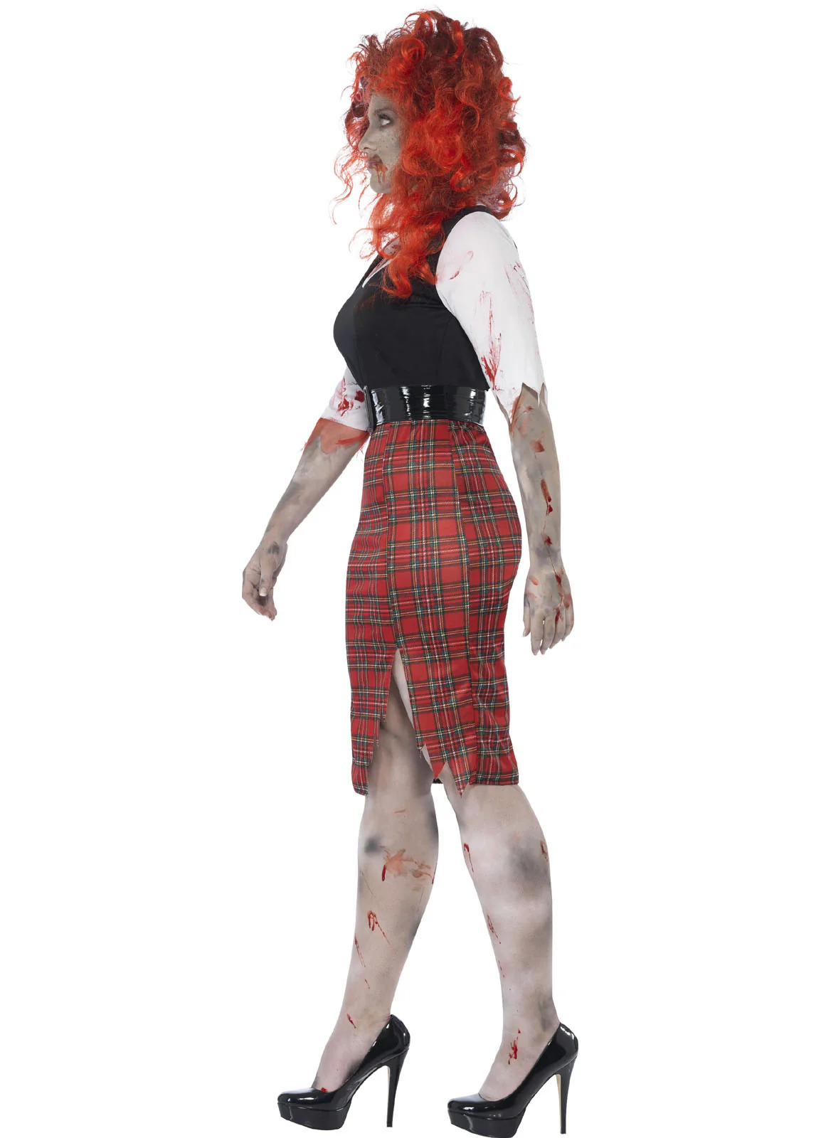 Curves Zombie Schoolgirl Costume Adult - Image 2